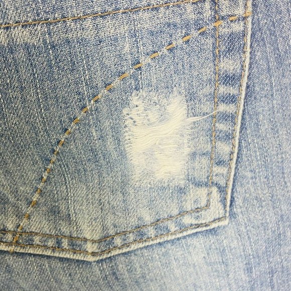 BlueSteel Size 40 Denim Shorts distressed 36W - Picture 6 of 7